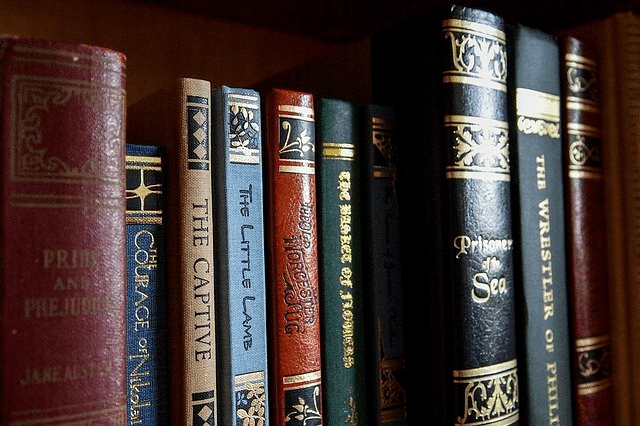 Ensemble de livres reliés