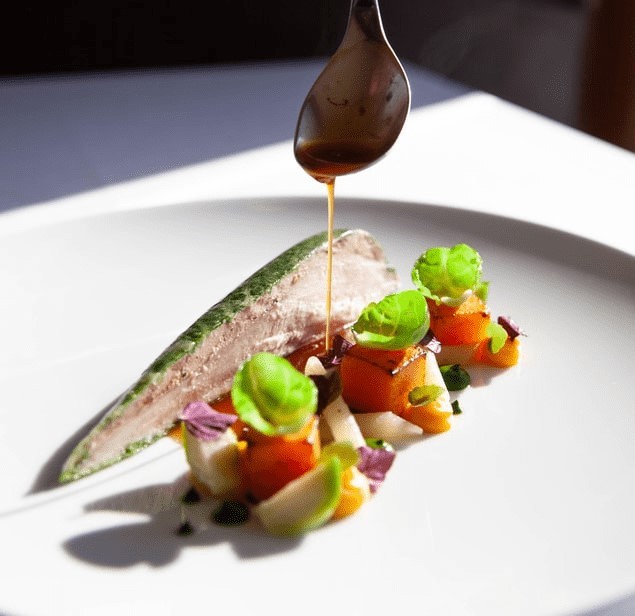 Plat gastronomique